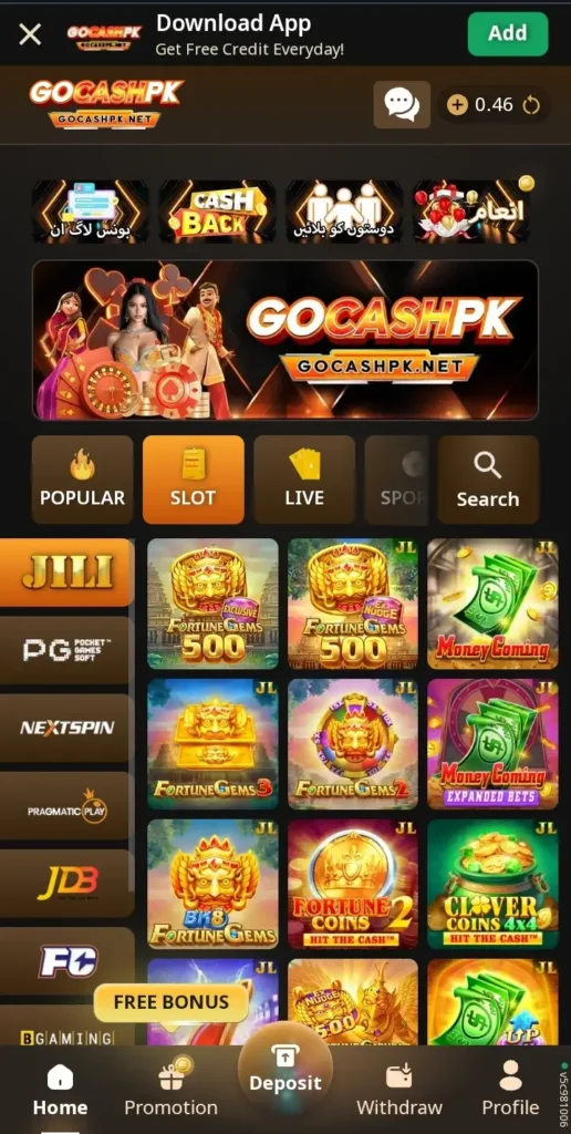 GOCASHPK Game